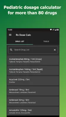 Pediatric Dose Calculator android App screenshot 7